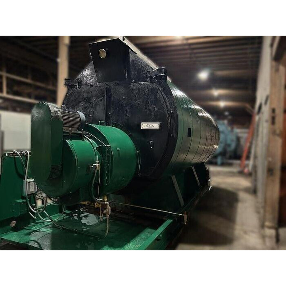 500 HP Johnston Boiler Co. 150 PSI Steam Boiler 1989 Model PFTA-500-4G-150