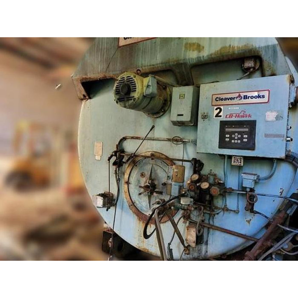 600 HP Cleaver Brooks 150 PSI Steam Boiler 1990 Model CB 400-600