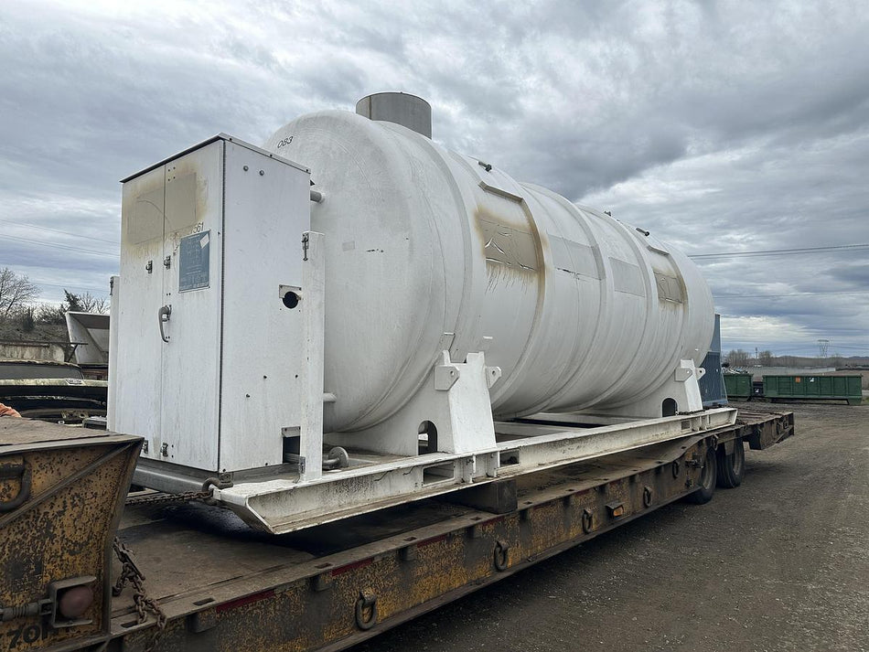 Cryenco 5000 Gallon Liquid Oxygen LOX Cryogenic Storage Tank 2000 PSI 1992 with Great Lakes Refrigeration System