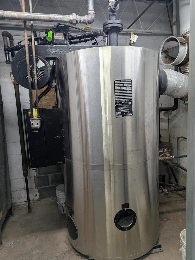 Fulton Classic 30HP 150PSI Vertical Tubeless Steam Boiler FB-030-A 2021