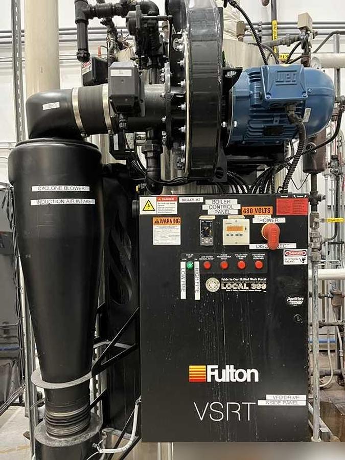 Fulton VSRT60 60HP 150PSI Vertical Spiral Rib Tubeless Steam Boiler - 2019