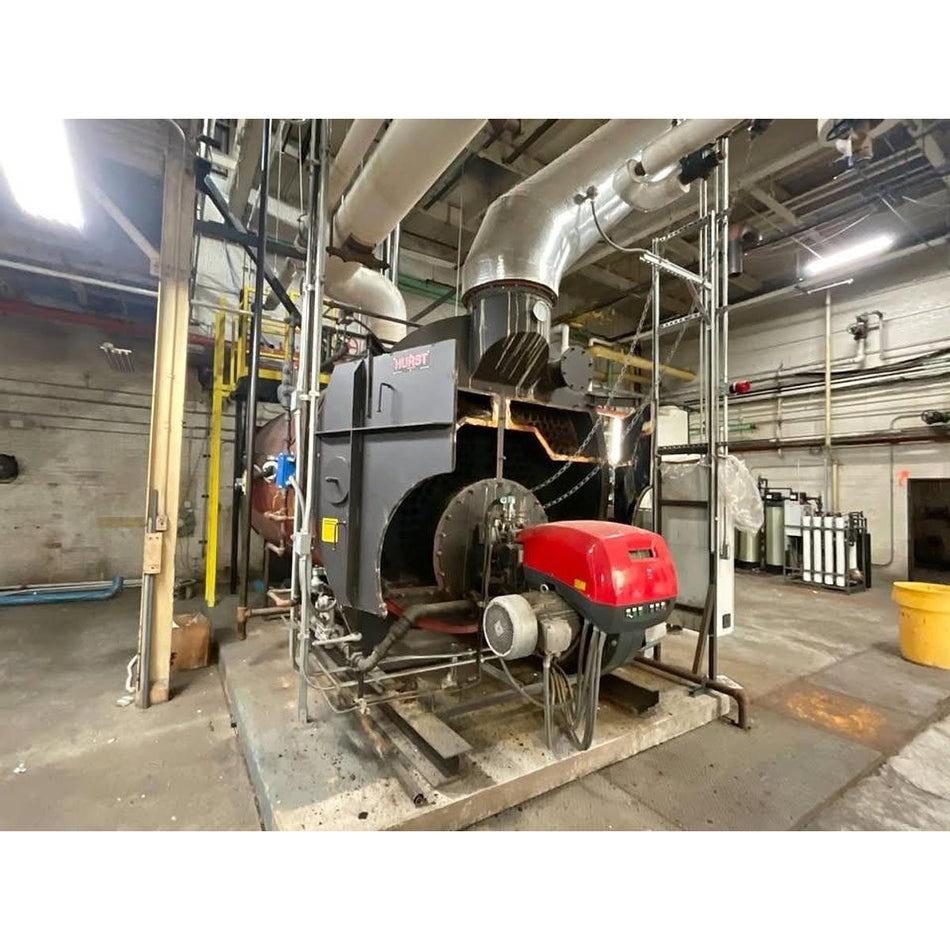 Hurst Boiler 400HP 15PSI S2000-15-9 4-Pass Scotch Marine Firetube Steam Boiler 2011