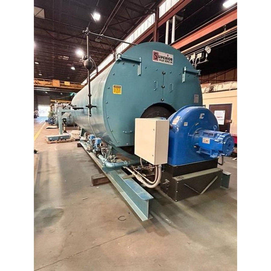Superior Boiler Works 500HP 150PSI X6-5-2500-S150 Steam Boiler IC Burner Skid 2007
