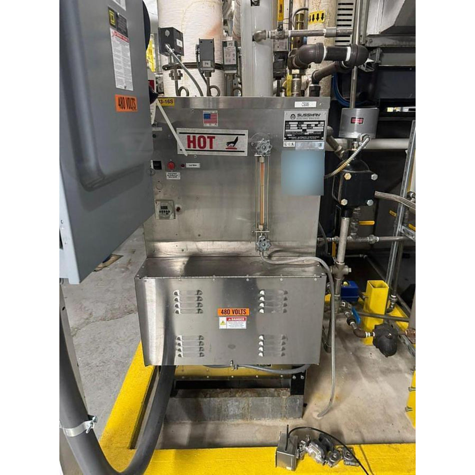 Sussman SSB135 Electric Steam Boiler - 144 kW, 480V 3-Phase, 500 lb/hr, ASME, Stainless Steel (2015)