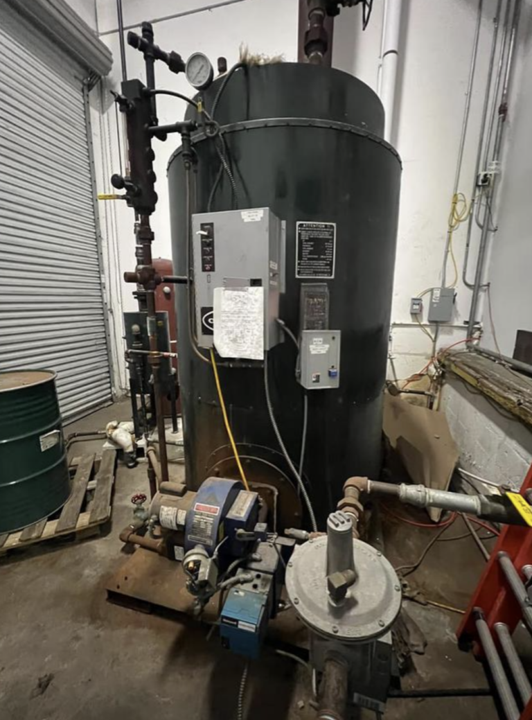 50 HP Columbia CT Firetube Steam Boiler — photo 1