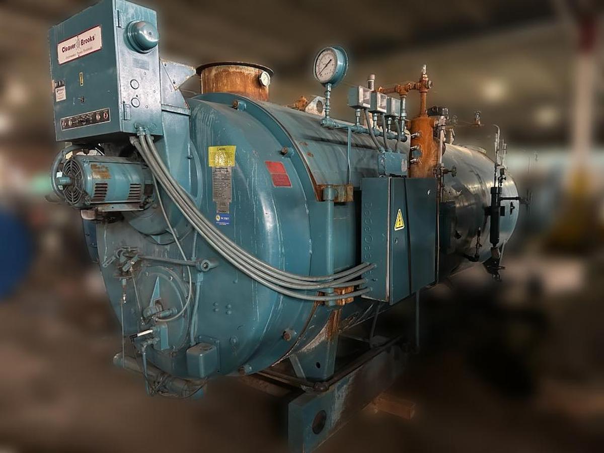 200 HP Cleaver Brooks CB700-200-200 Firetube Steam Boiler #BSCB200HP192 — photo 1